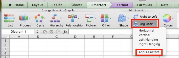 Smartart Organization Chart Change Layout