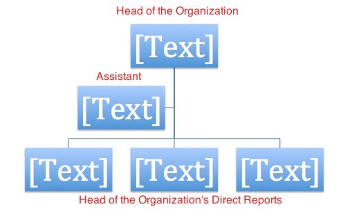 microsoft word organizational chart template