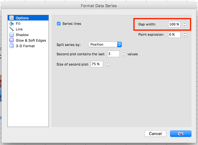 excel for mac format data series