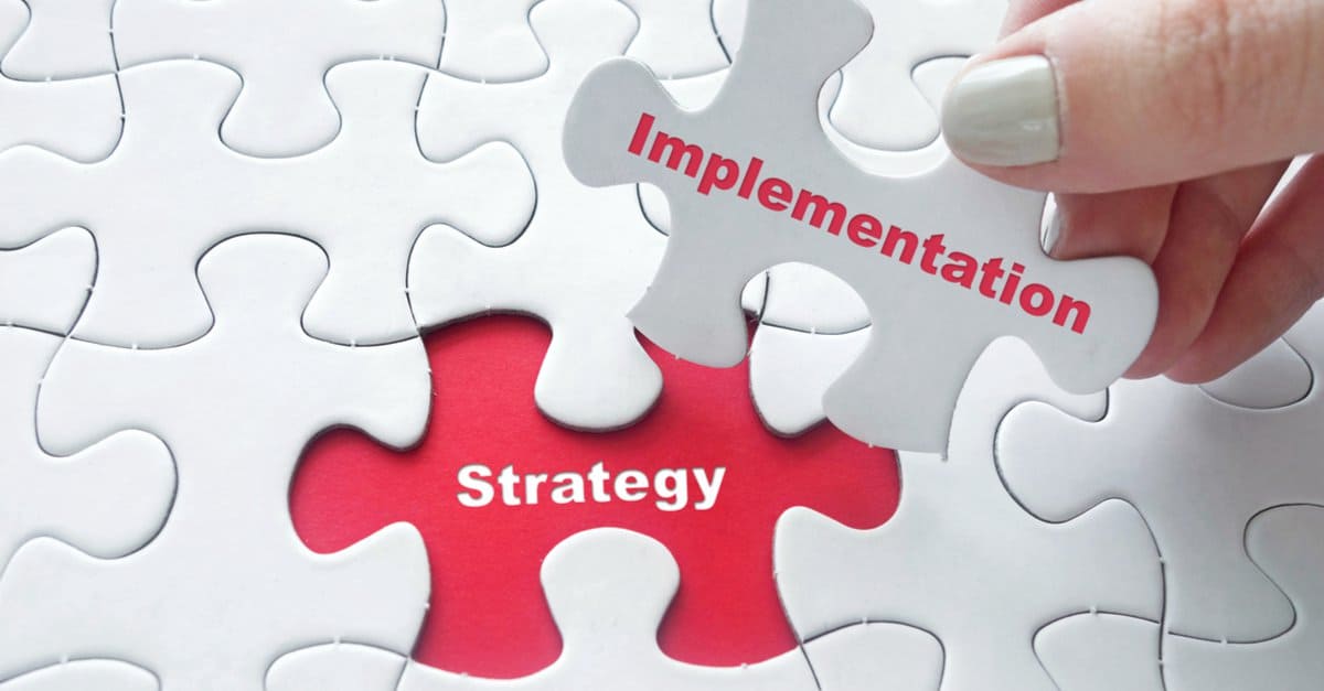 strategy and implementation in business plan