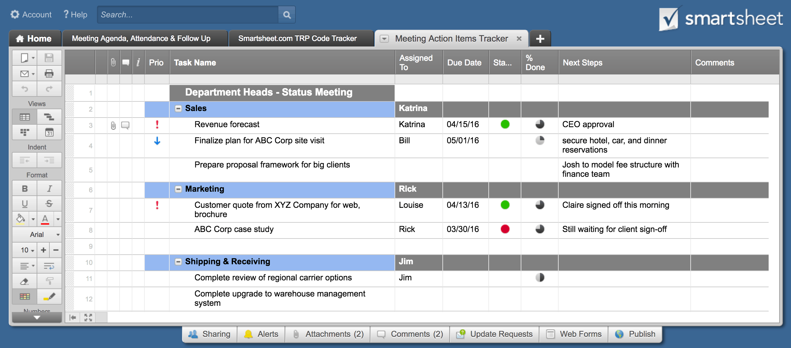 Free Meeting Minutes Template for Microsoft Word