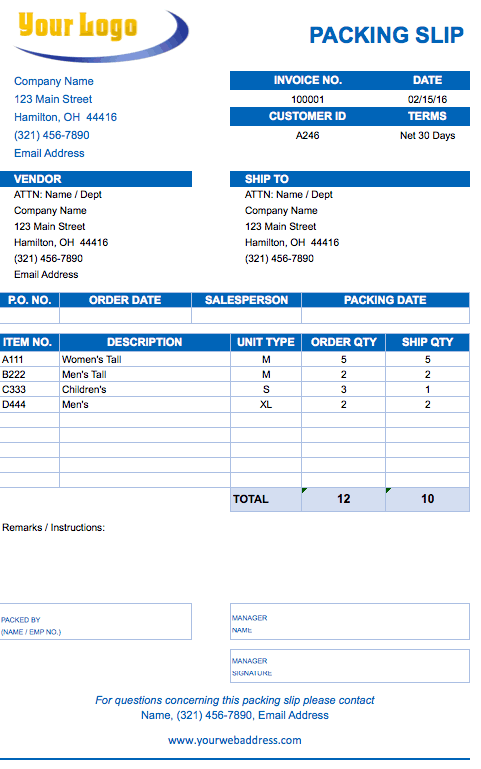 invoice template for excel mac