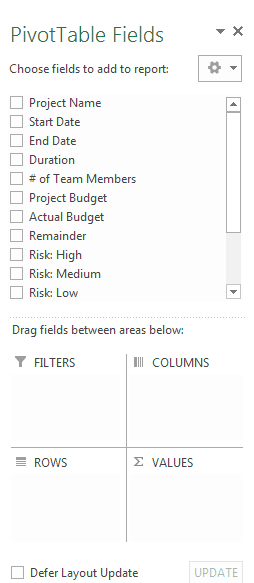 Introduction To Pivot Tables Charts And Dashboards