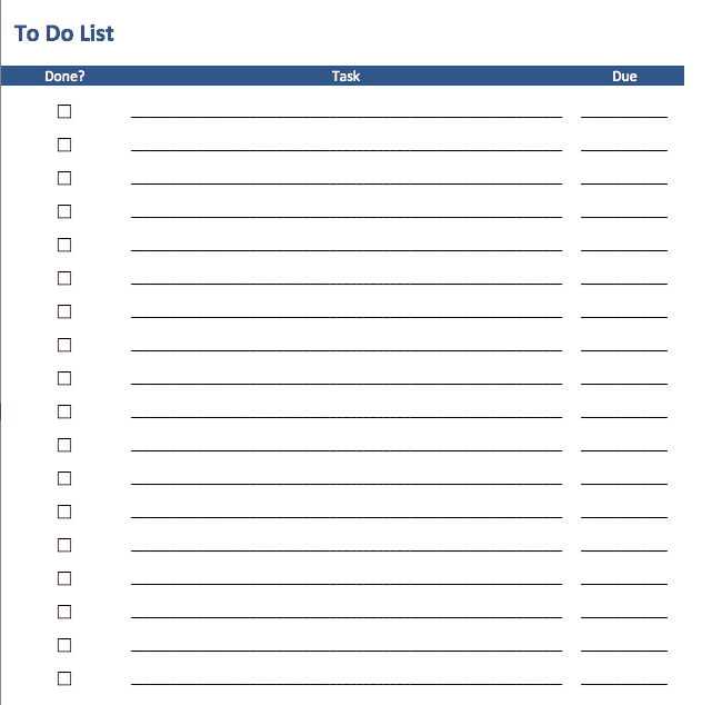 To Buy List Templates | 11+ Free Printable Docs, Xlsx & PDF Formats