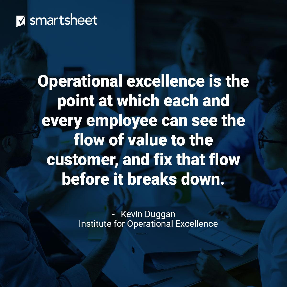 Key Principles of Operational Excellence Smartsheet