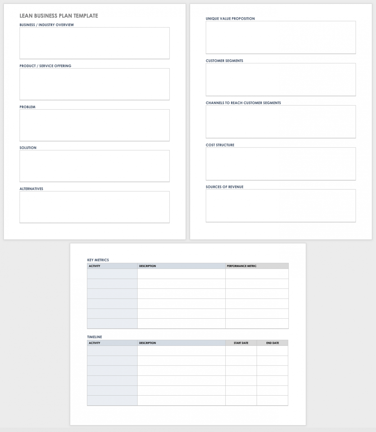 lea business plan template pdf