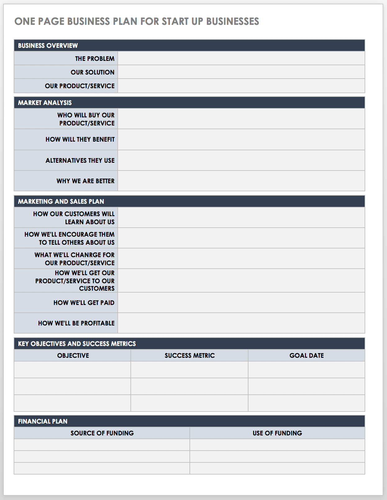 Business Plan Template Free Download Word Printable Schedule Template