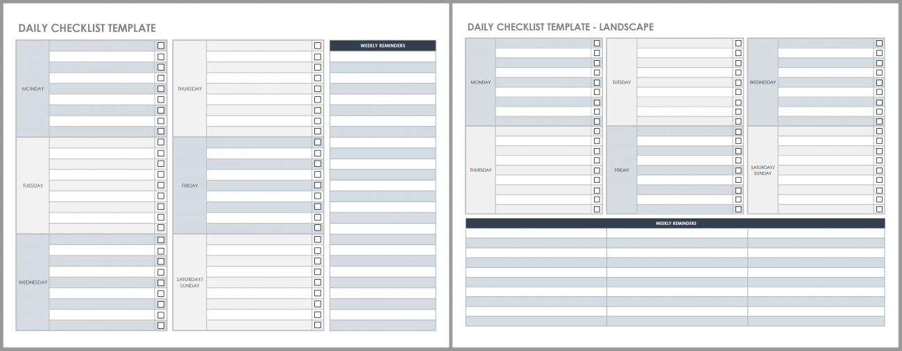 Free Daily Work Schedule Templates | Smartsheet