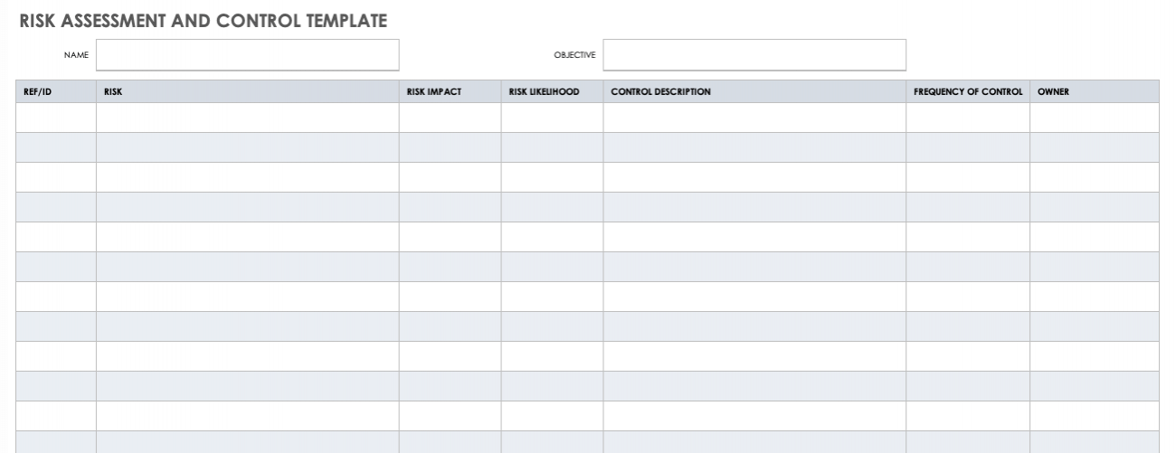 35+ Free Risk Assessment Forms | Smartsheet