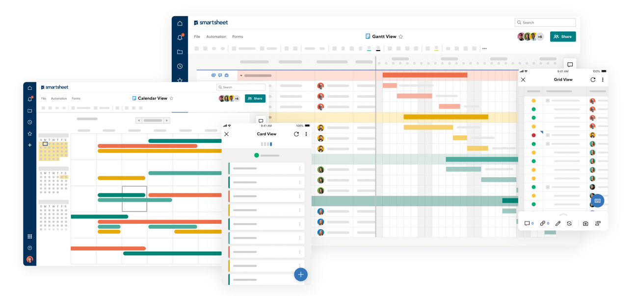 smartsheet business plan pro