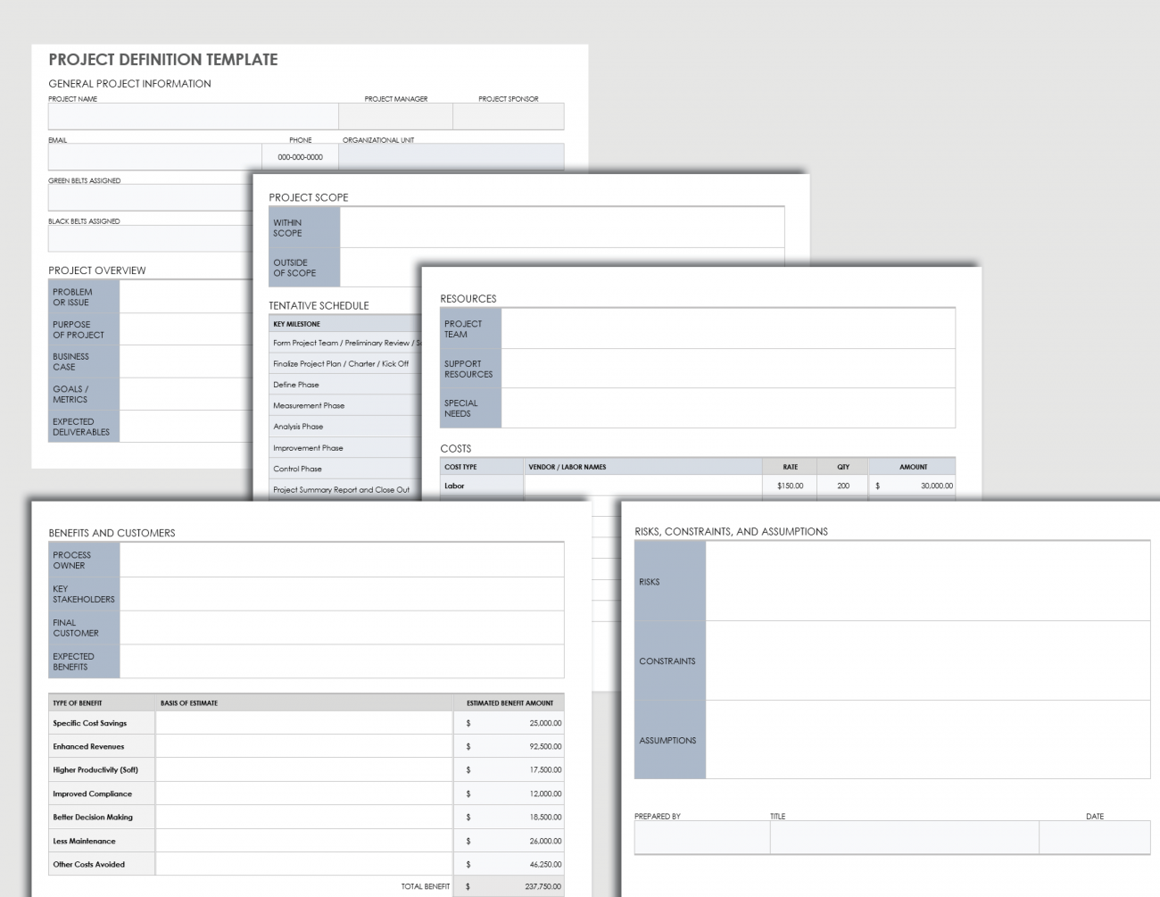 Free Project Requirement Templates | Smartsheet