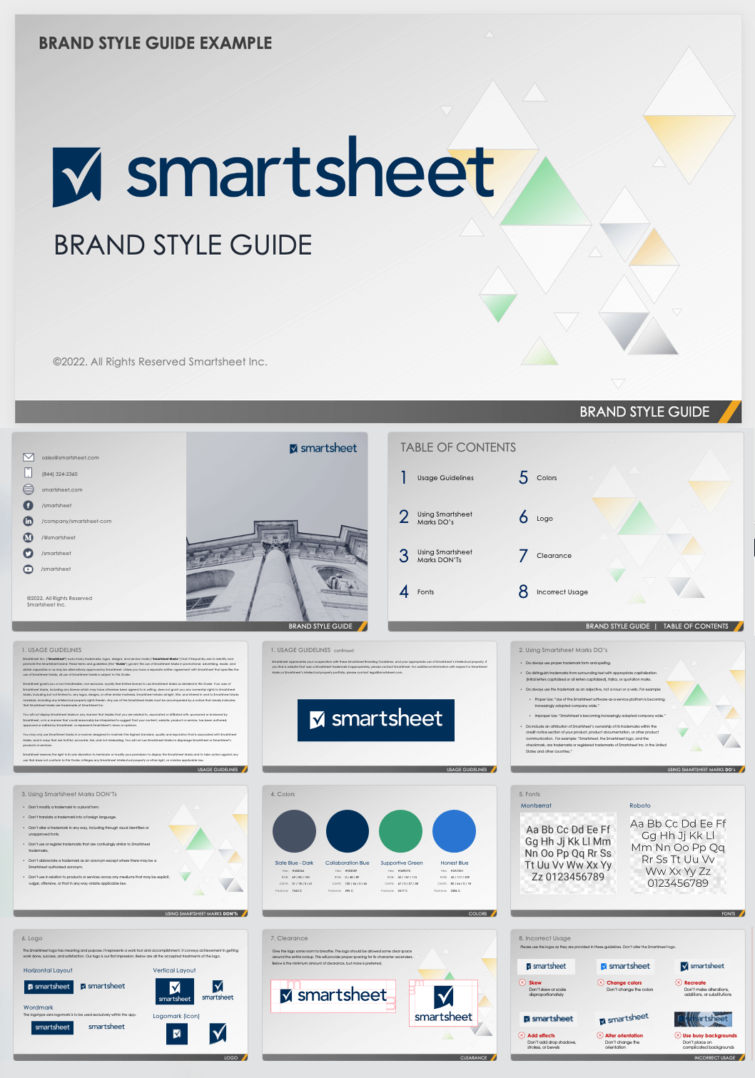 Free Brand Guidelines Templates | Smartsheet