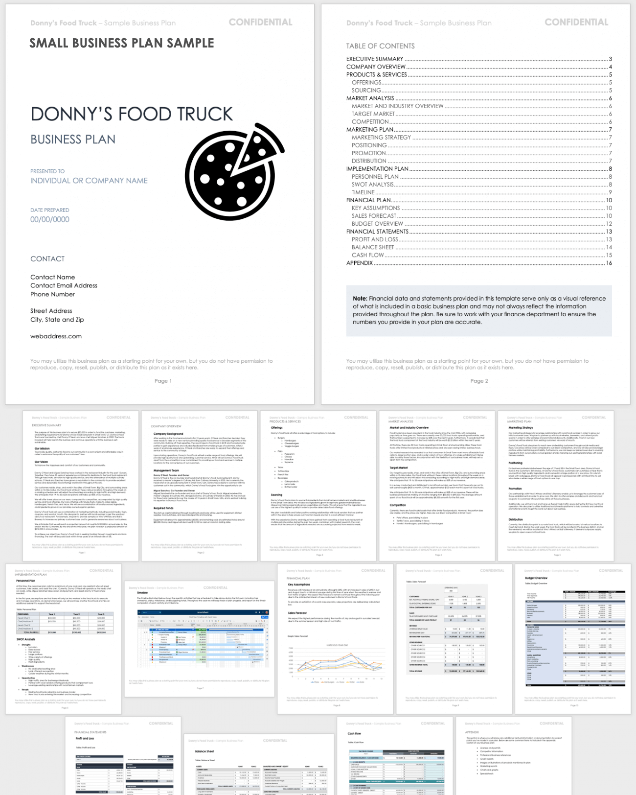 ontario small business plan template