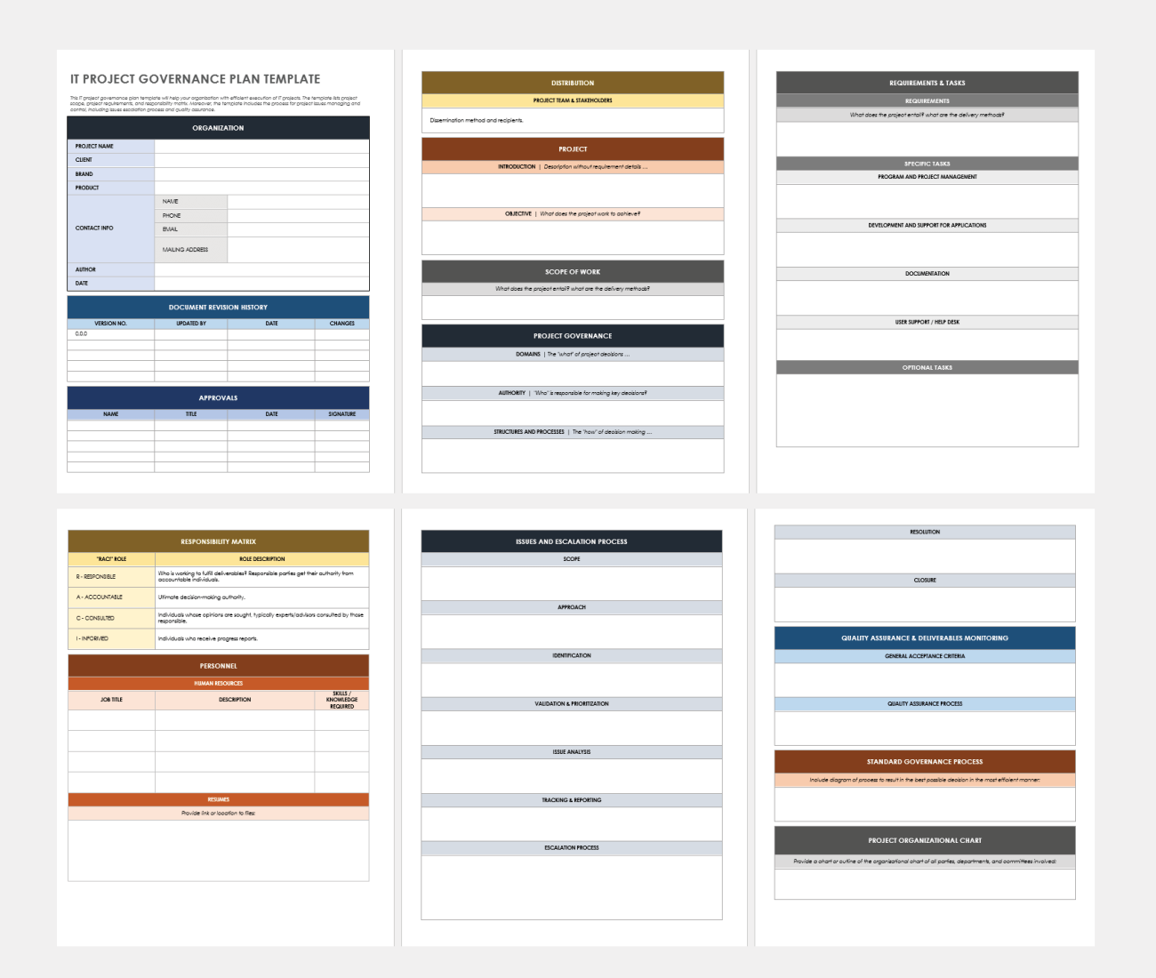 Free Project Governance Templates | Smartsheet