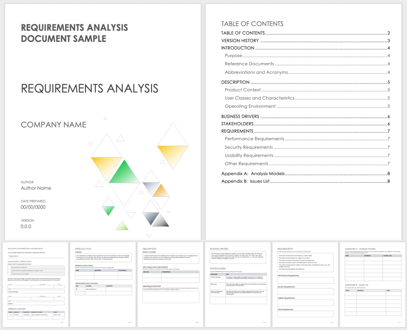 Requirement Analysis Templates & Techniques | Smartsheet