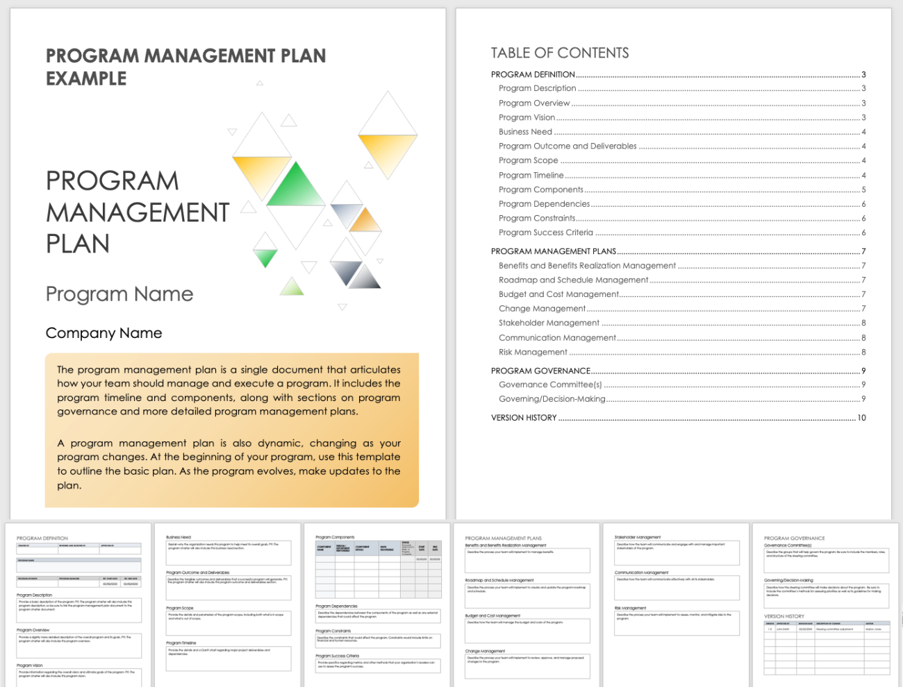 How to Create a Program Management Plan Smartsheet