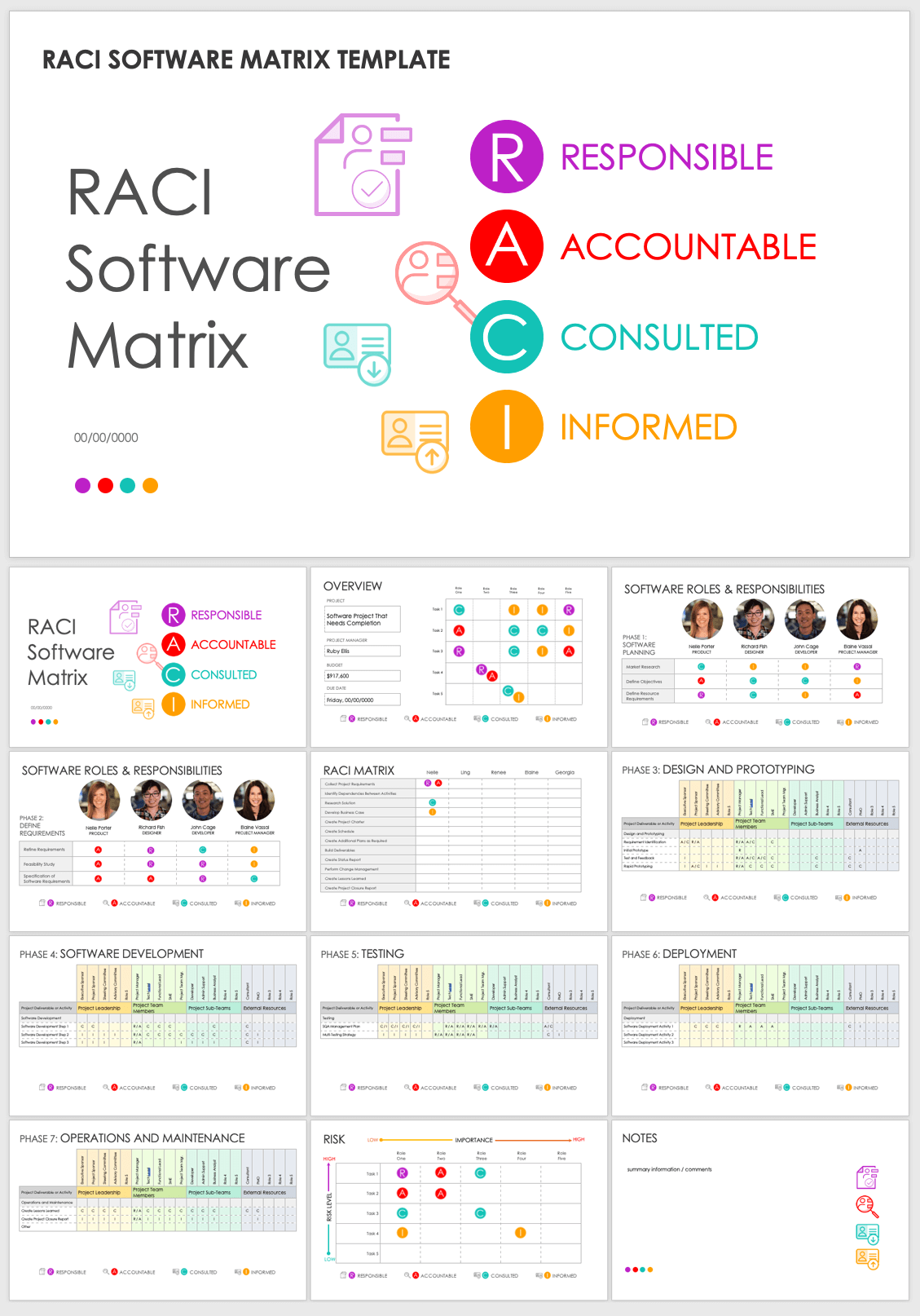 Free RACI Templates for Microsoft Word Smartsheet