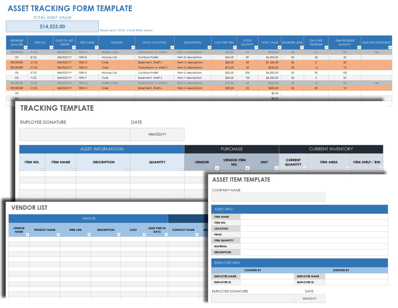 Free Asset Tracking Templates | Smartsheet