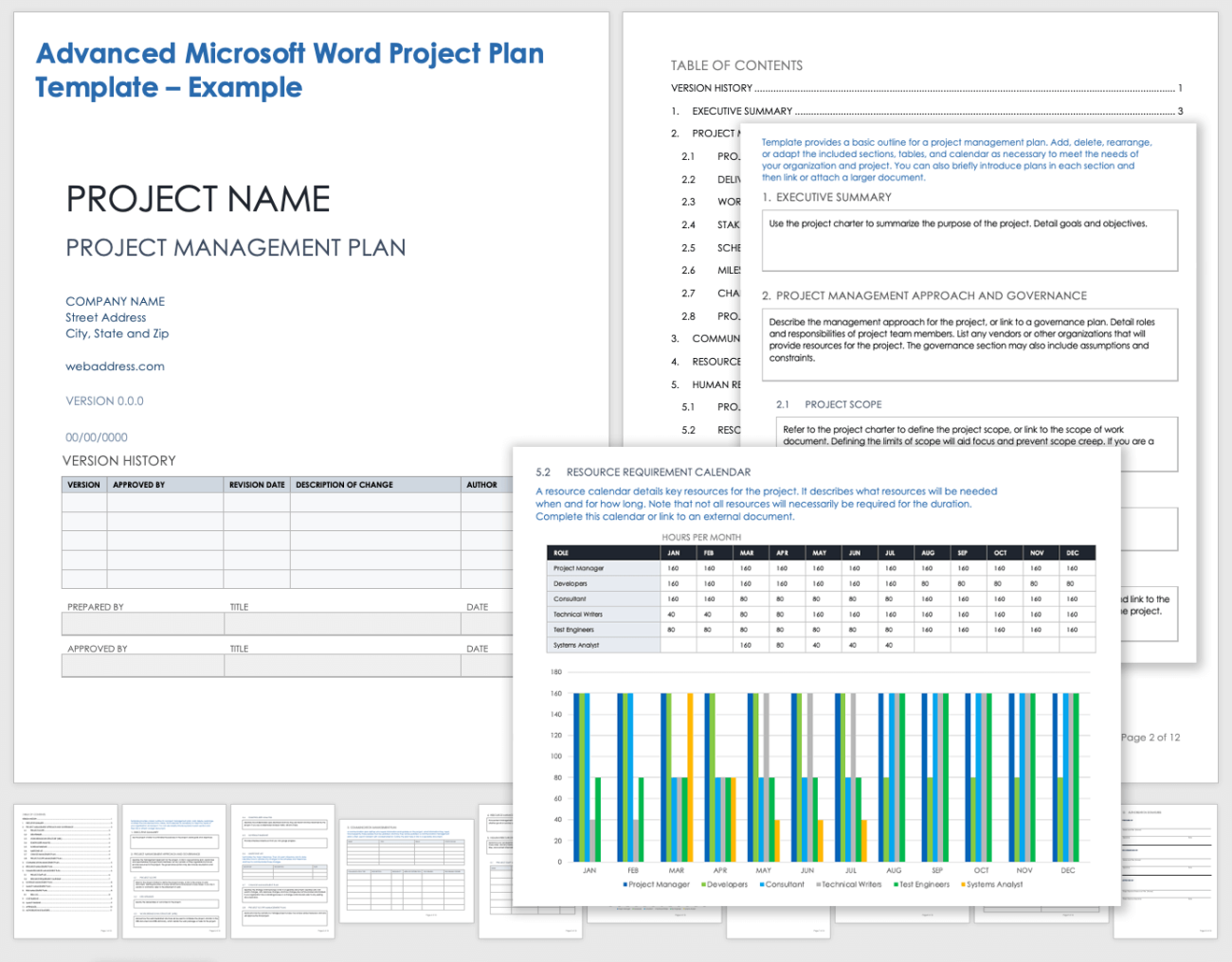 Free Microsoft Word Project Management Templates | Smartsheet