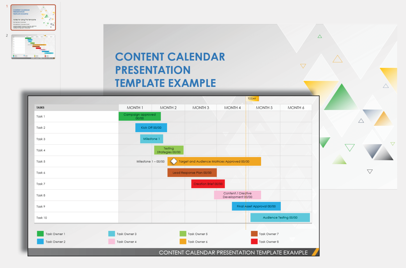 Free Content Calendar Templates and Examples Smartsheet