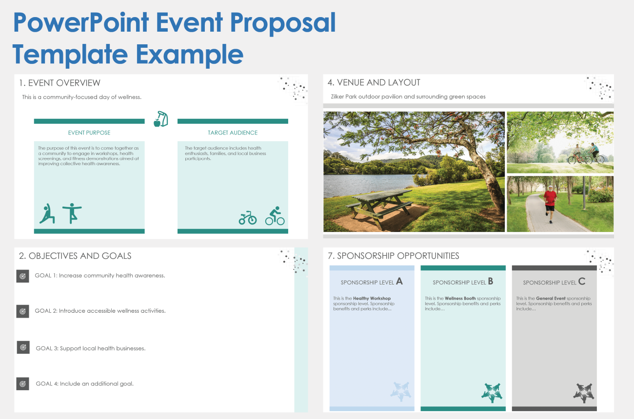 Powerpoint Event Proposal Templates: Editable Slides & Samples