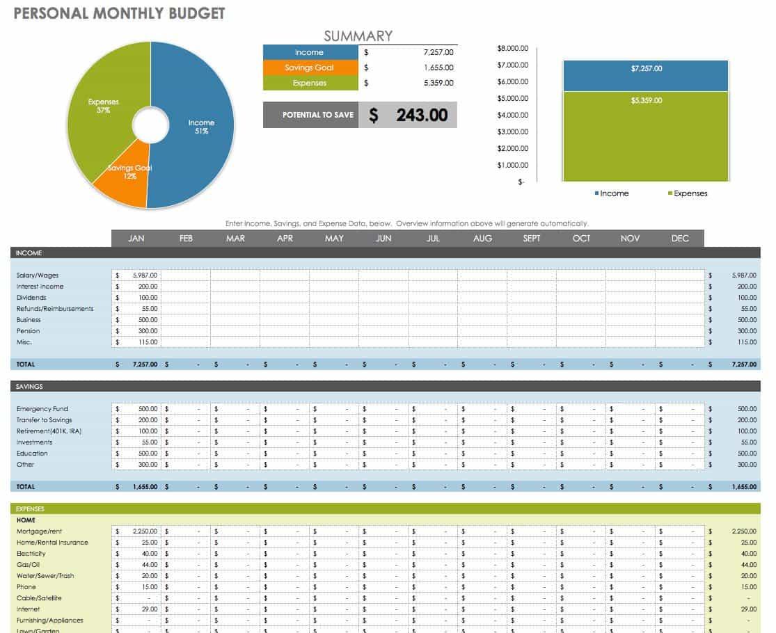 excel fiscal year project planner workbook