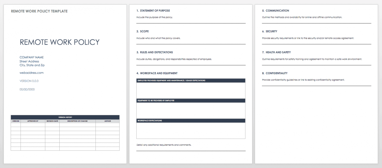 How To Create A Remote Work Policy | Smartsheet