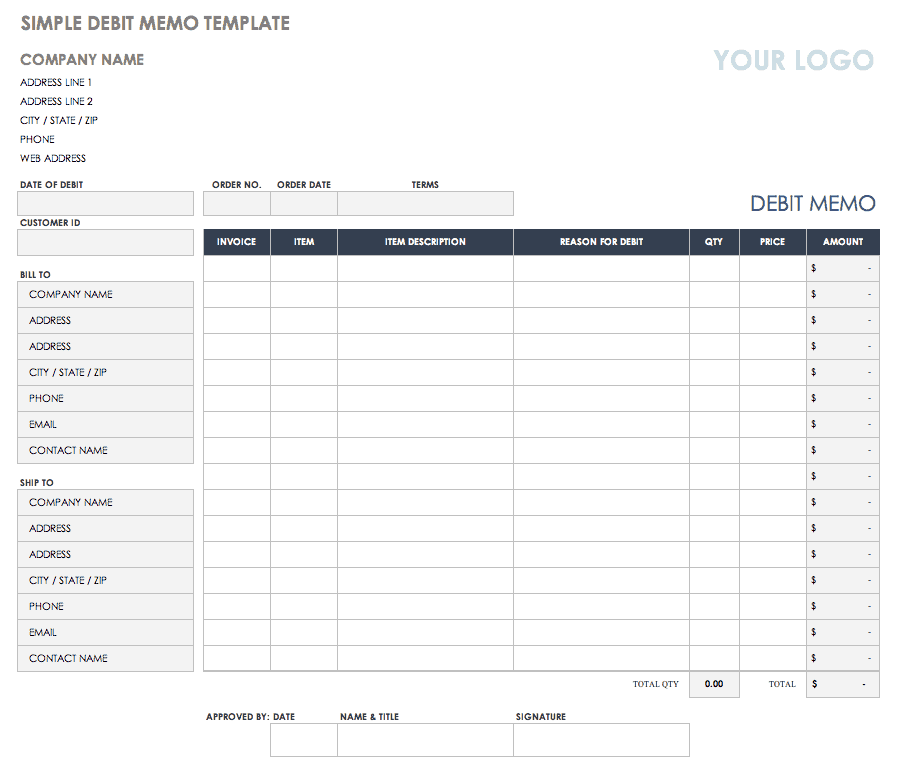 free-credit-and-debit-note-templates-smartsheet