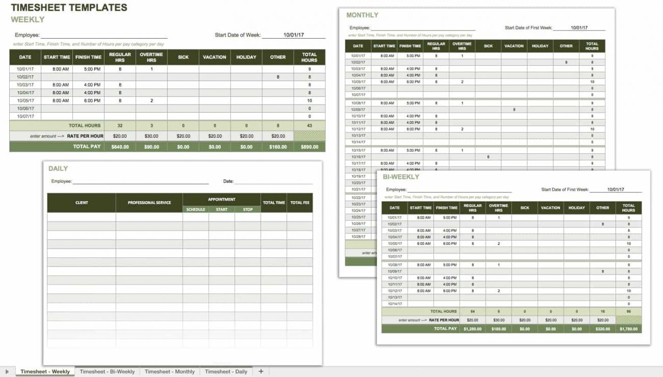 Free Attendance Spreadsheets And Templates | Smartsheet