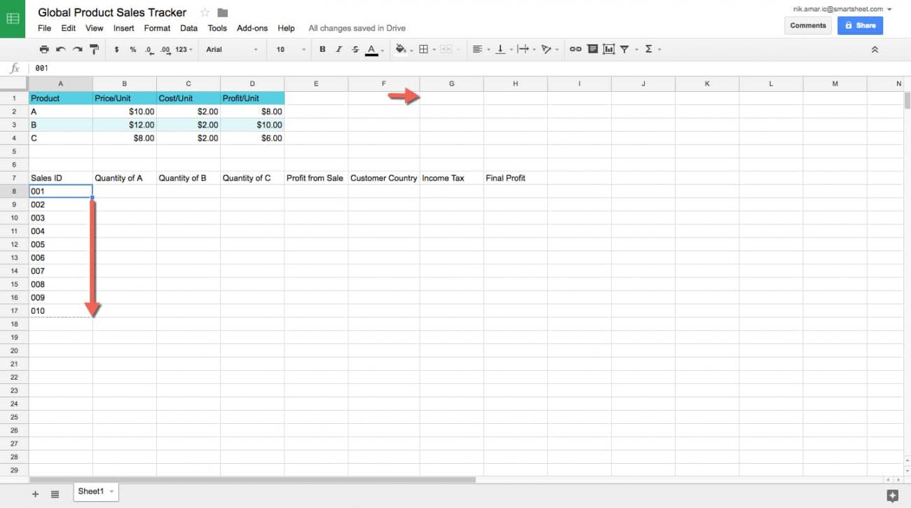 How to Make a Spreadsheet in Excel, Word, and Google Sheets | Smartsheet