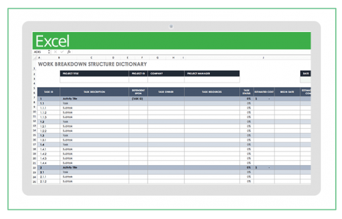 Free Work Breakdown Structure Templates | Smartsheet