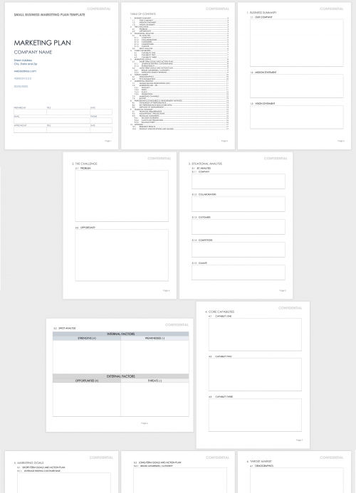 Small Business Marketing Plan Template