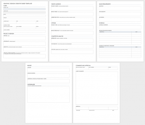 Free Design Brief Templates | Smartsheet