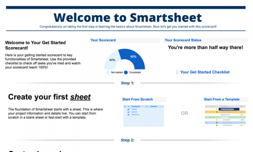 Get Started In Smartsheet | Smartsheet