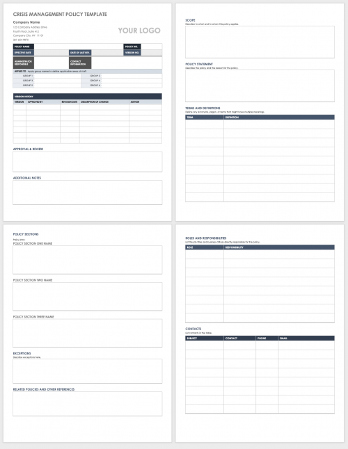 Free Crisis Management Templates | Smartsheet