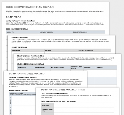 Crisis Communication Plan Template