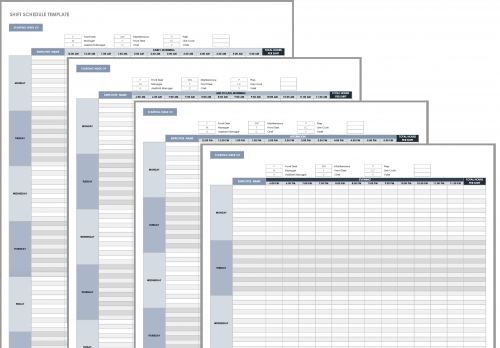 Shift Schedule Template