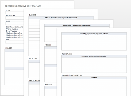 Advertising Creative Brief Template
