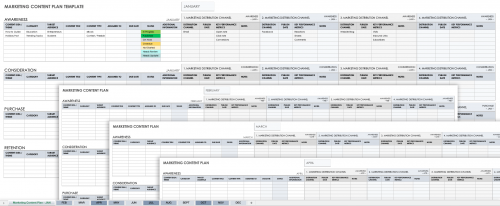 Marketing Content Plan Template