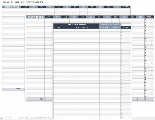 Small Business Budget Template