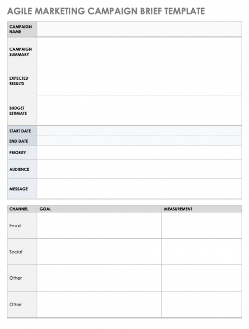 Agile Marketing Examples & Templates | Smartsheet