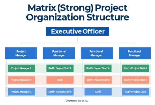 Strong Matrix Organizational Structure