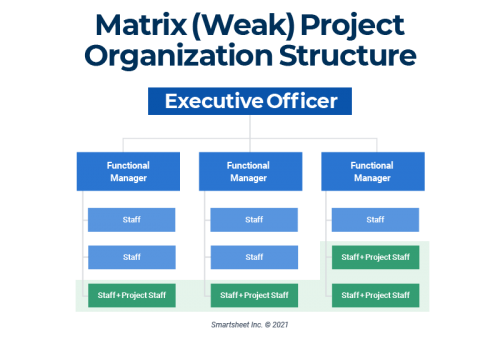 Weak Matrix Organizational Structure