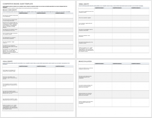 Free Brand Audit Templates | Smartsheet