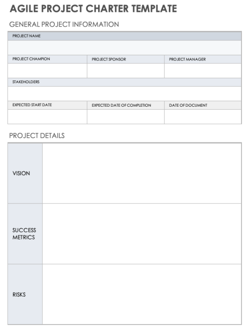 Complete Guide to Agile Project Charters | Smartsheet