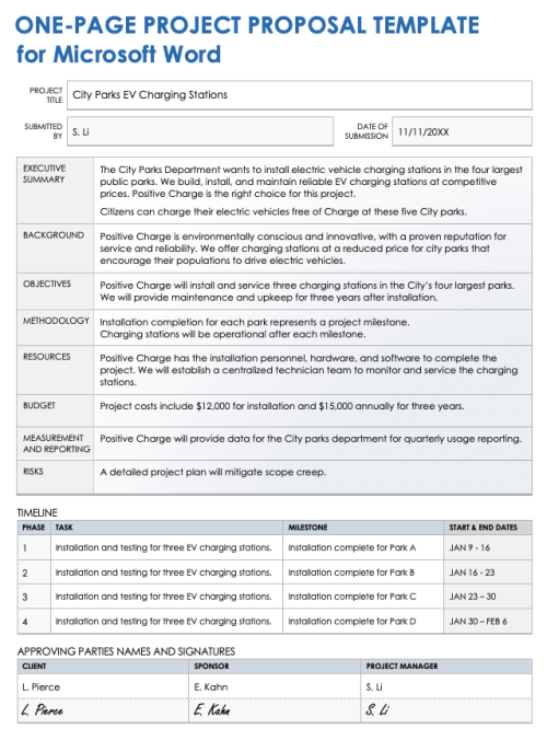 Free Microsoft Word Project Proposal Templates Simple To Advanced Free ...