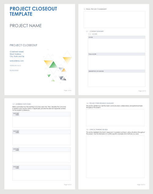 Free PDF Project Management Templates | Smartsheet