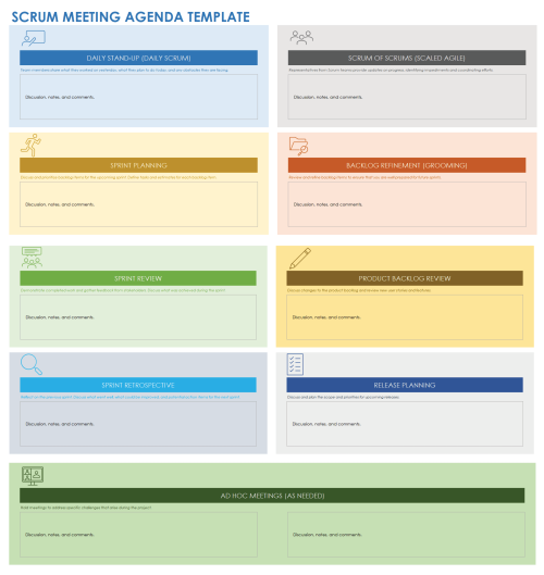 Free Scrum Meeting Templates