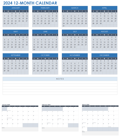 Free Blank Calendar Templates - Smartsheet