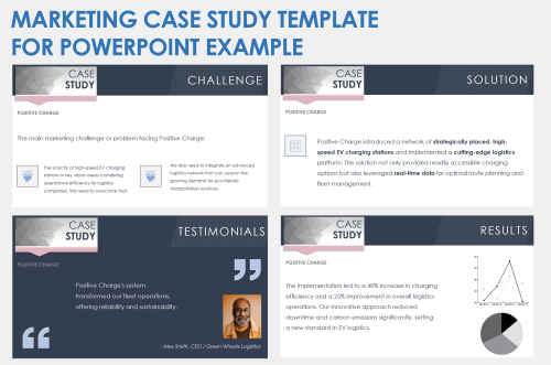 Marketing Case Study Example Template PowerPoint